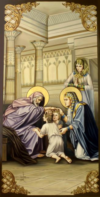 Jacob Blesses Josephs Sons